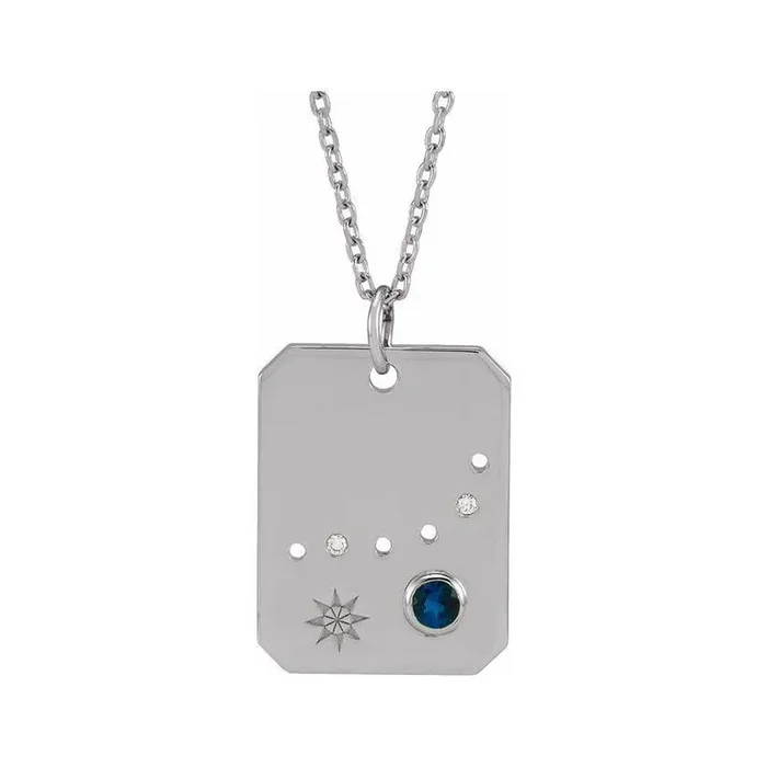 Capricorn Constellation Charm Necklace