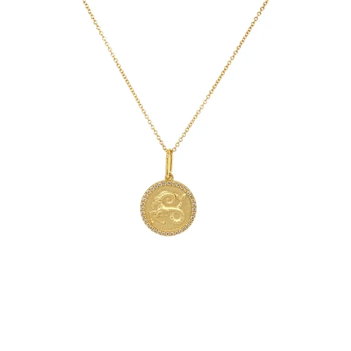 Capricorn Zodiac Pendant December 22 – January 21