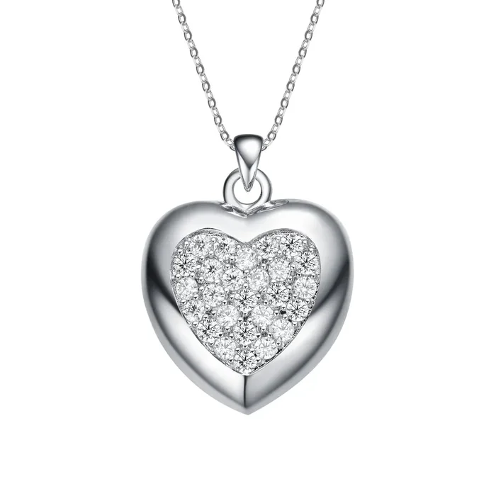 Caroline Classic Heart Pendant Necklace
