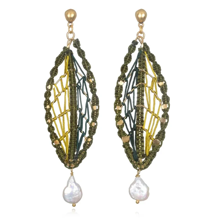 Catalina Artisan Statement Earrings