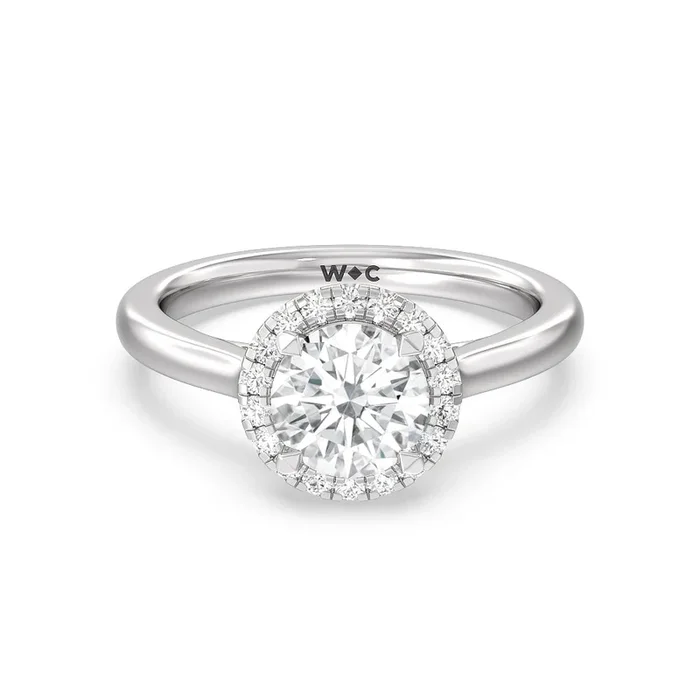 Cathedral Halo Engagement Ring – Home Preview