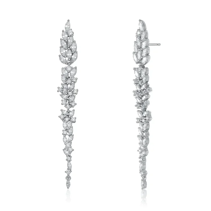Celeste Leaf Dangle Earrings