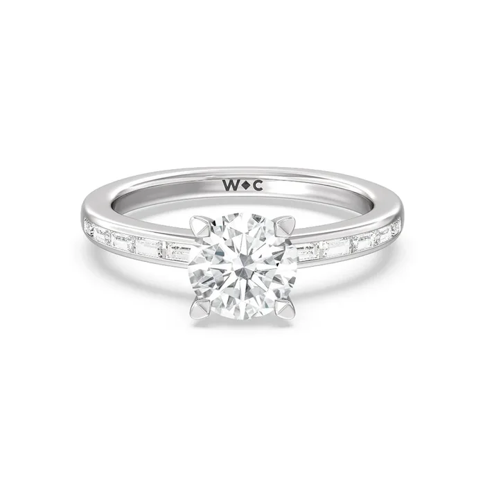 Channel Set Kite Basket Engagement Ring – Home Preview