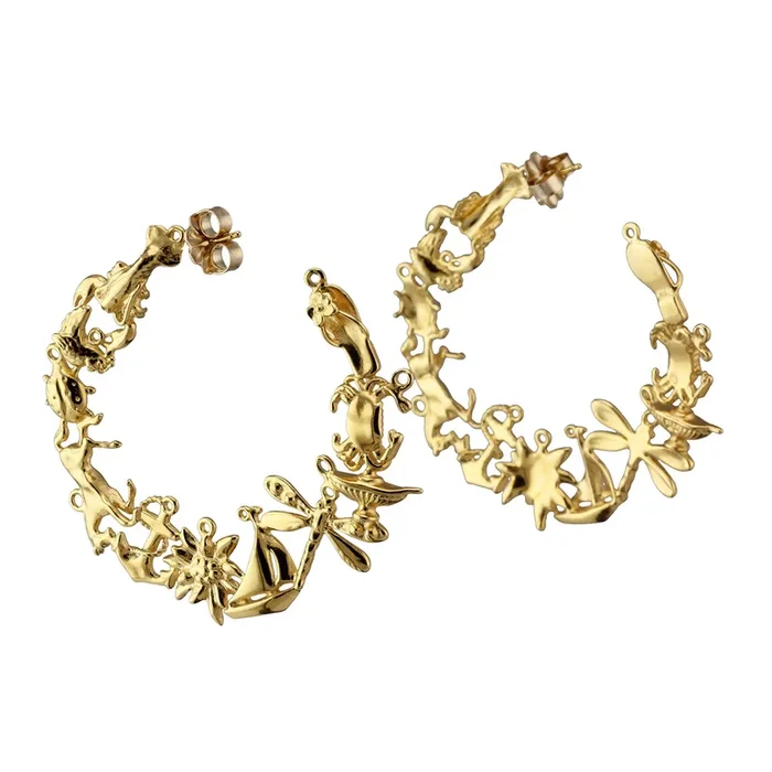 Charm Hoops