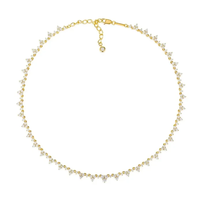 Chelsea Diamond Crystalline Choker