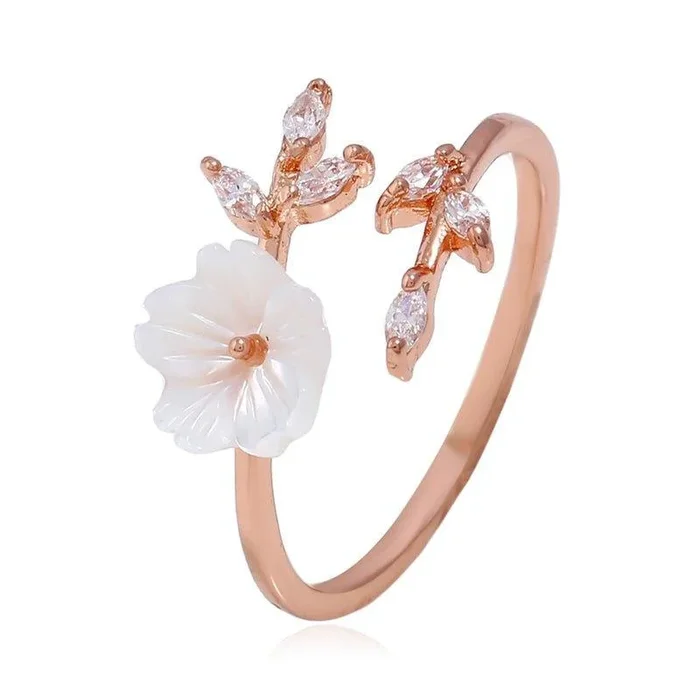 Cherry Blossom Adjustable Ring