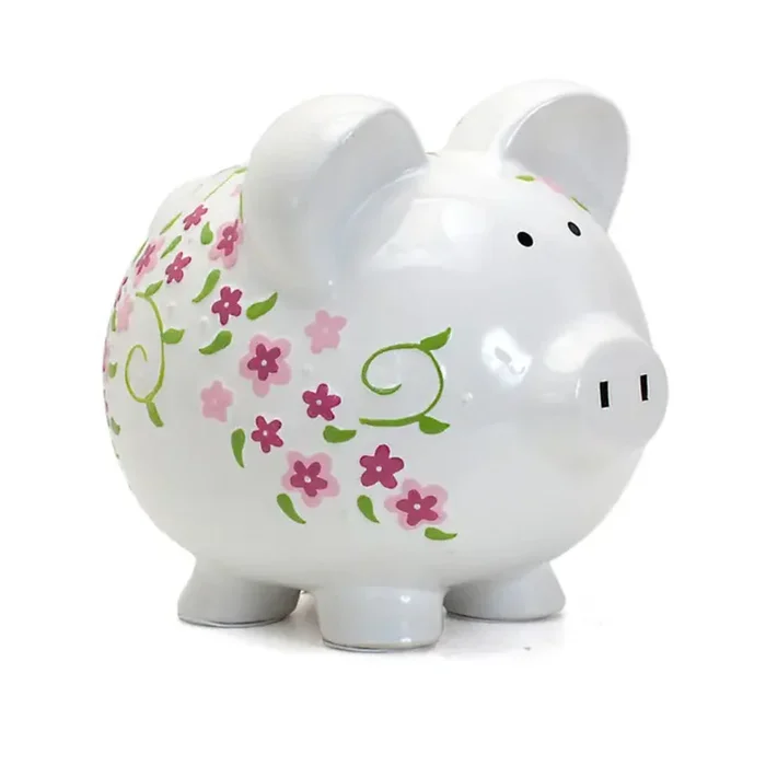 Child to Cherish Large Shabby Chic Pig