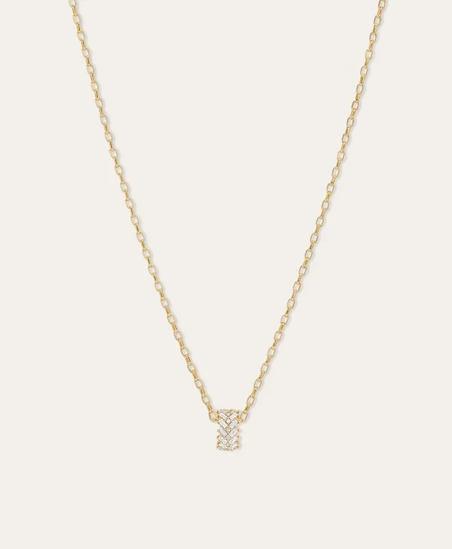 Choose Your Diamond Big Bead 2mm Italian Chain Necklace