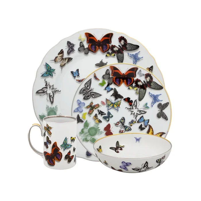 Christian Lacroix Butterfly Parade Dinnerware, 4-Piece Place Setting