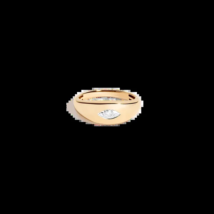 Chunky Lab Grown Diamond Marquise Ring