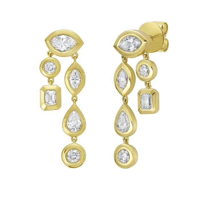 Ciara Diamond Drop Earrings