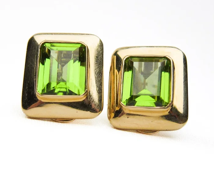 Circa 1970 Peridot Earrings