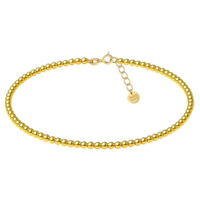 Classic 2MM | Gold Filled Beaded Anklet