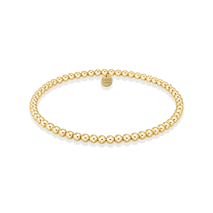 Classic 3MM | Gold Filled Beaded Bracelet