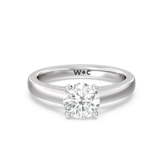 Classic Cathedral Solitaire Engagement Ring – Home Preview