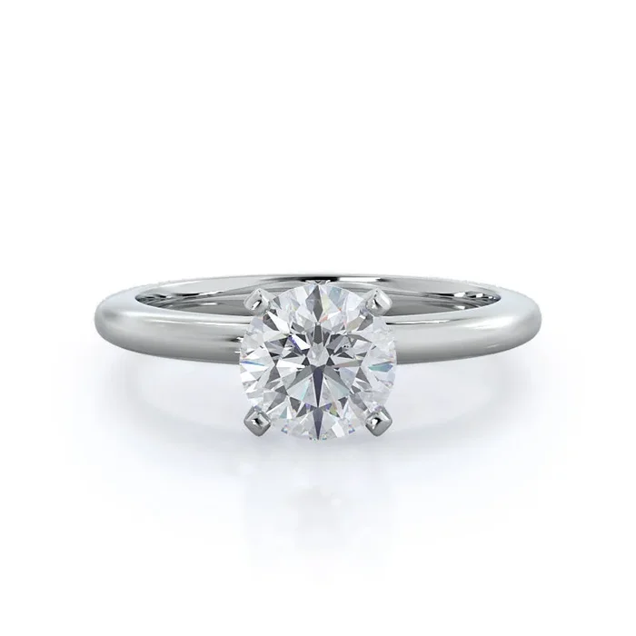 Classic Four Prong Solitaire Diamond Engagement Ring – Home Preview
