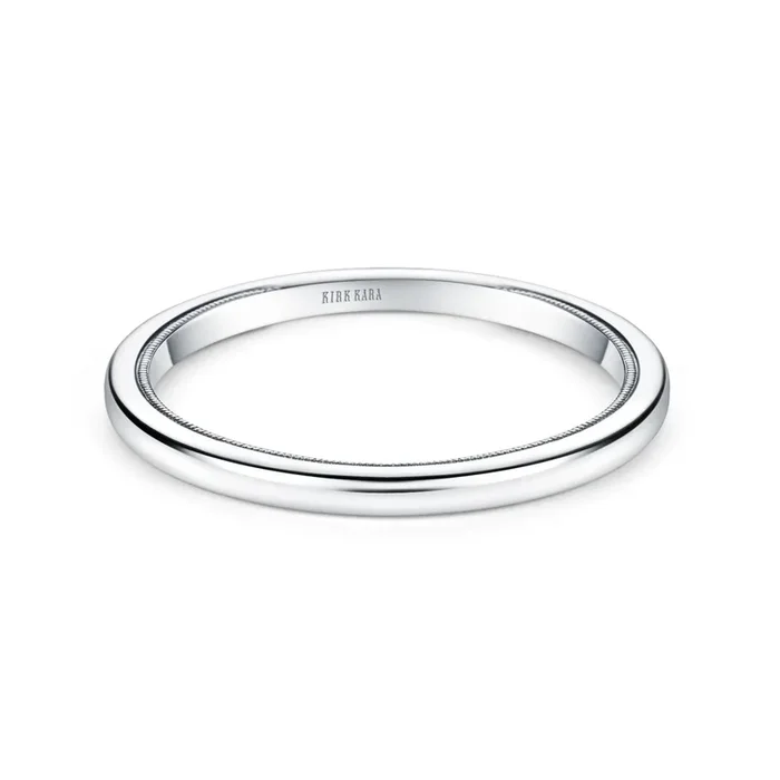 Classic Milgrain Diamond Wedding Ring