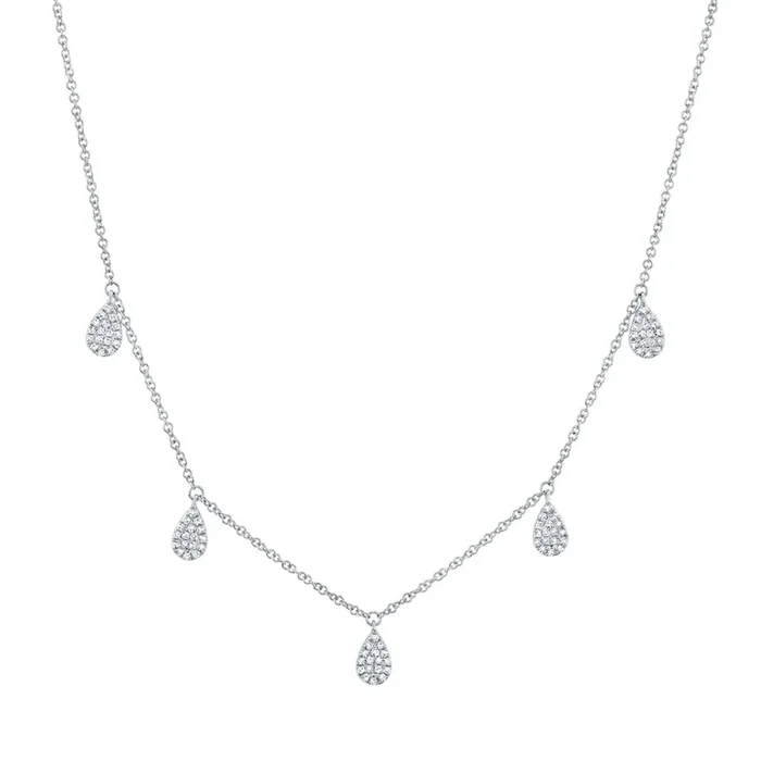 Classic Pave Diamond Necklace