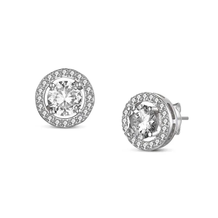 Clermont Halo Stud Earrings