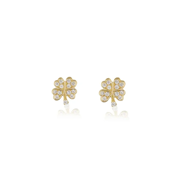 Clover Motif Studs