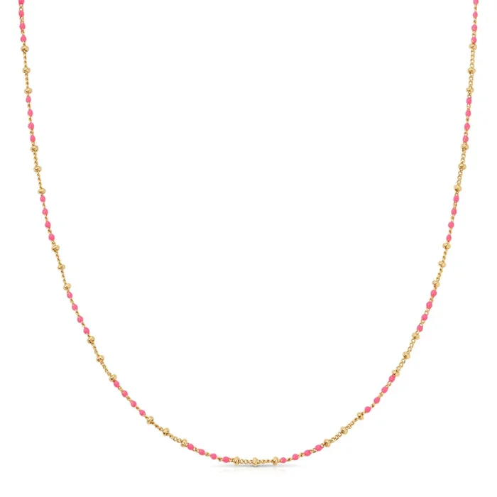 Confetti Necklace – Pink
