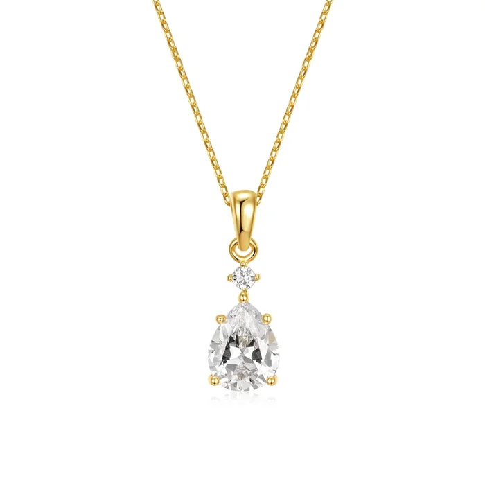 Constance Classic Raindrop Couture Pendant Necklace