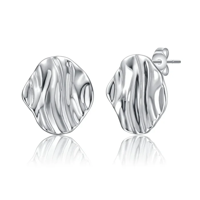 Coralie Wave Couture Stud Earrings