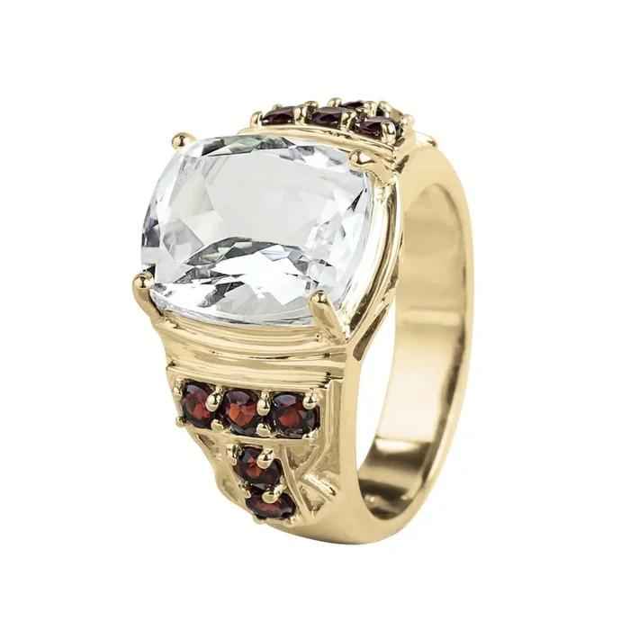 Cosmic White Men’s Ring