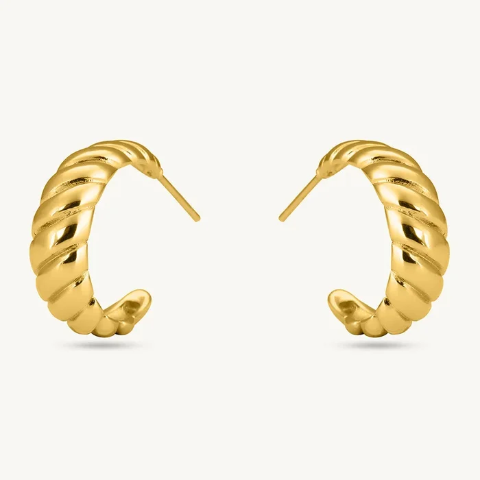 Croissant Hoop Earrings