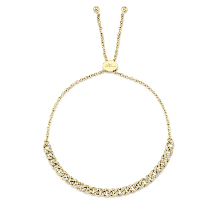 Cuban Chain Diamond Bolo Bracelet