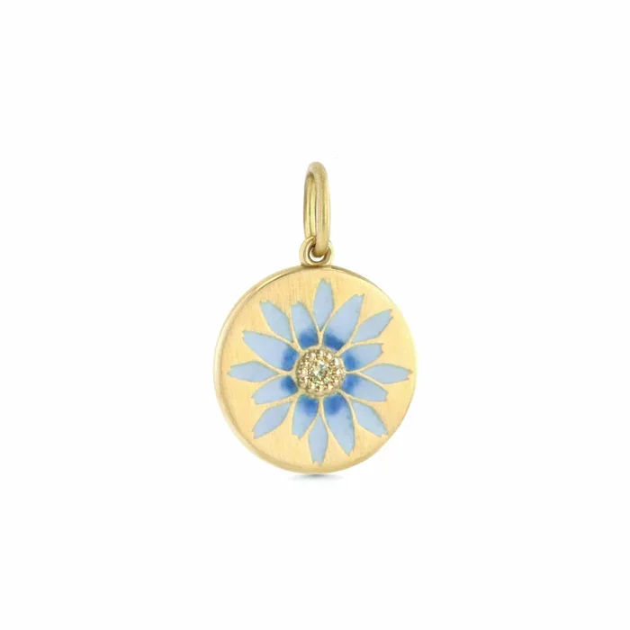 Cupid’s Dart Enamel Pendant
