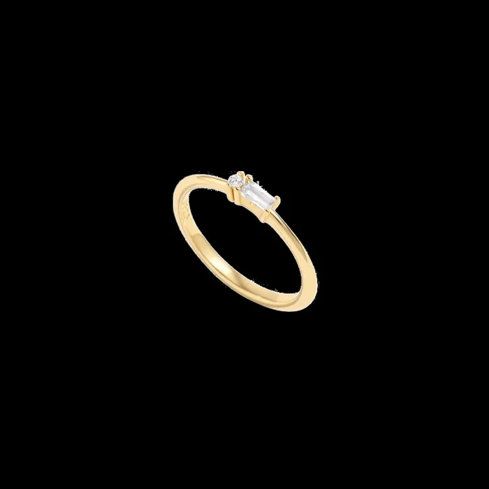 Dainty Personalized Morse Code Ring