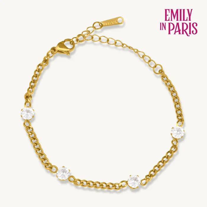 Dainty Sparkle Station Bracelet