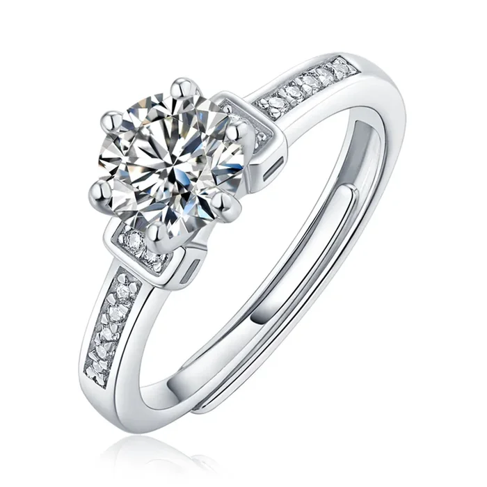 Déco Soulmate Moissanite Adjustable Couture Ring