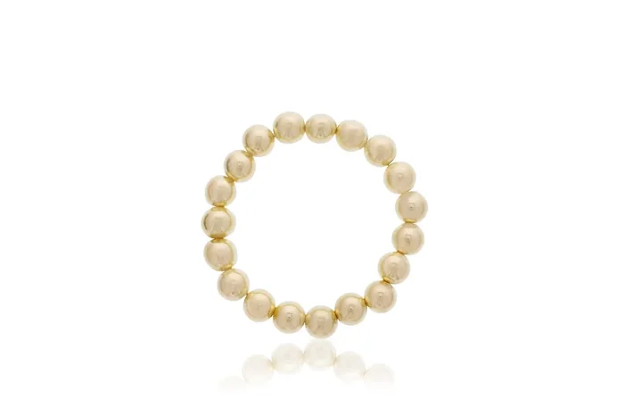 Dee Berkley Bead Bracelet in 14kt Gold Filled (10mm beads)