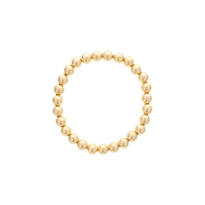 Dee Berkley Bead Bracelet in 14kt Gold Filled (7mm beads)