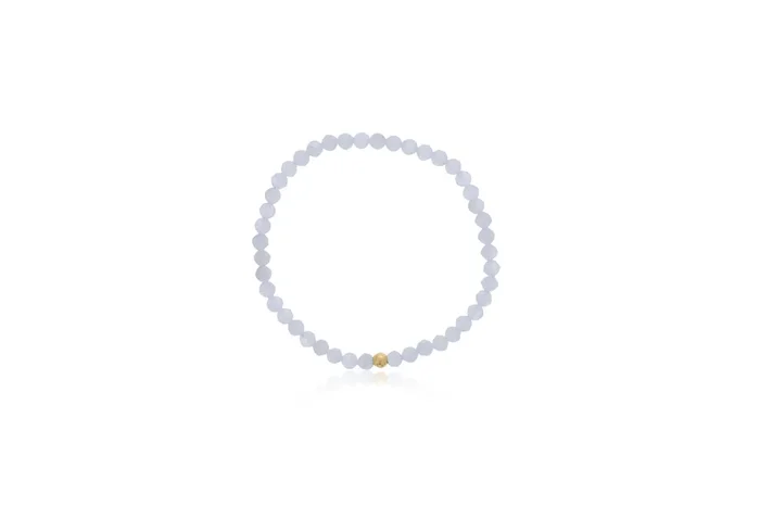 Dee Berkley Moonstone Bead Bracelet in 14kt Gold Filled (4mm beads)