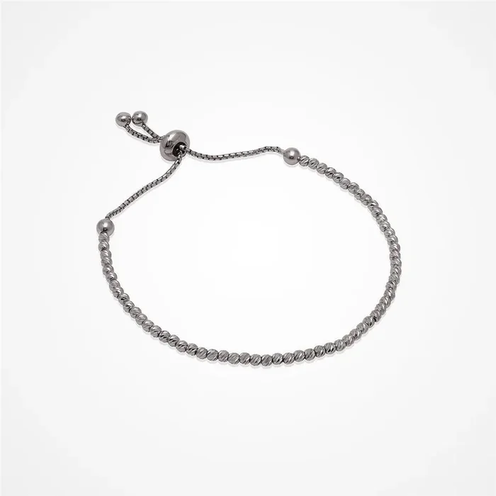 Desmos Sterling Silver Beaded Bracelet