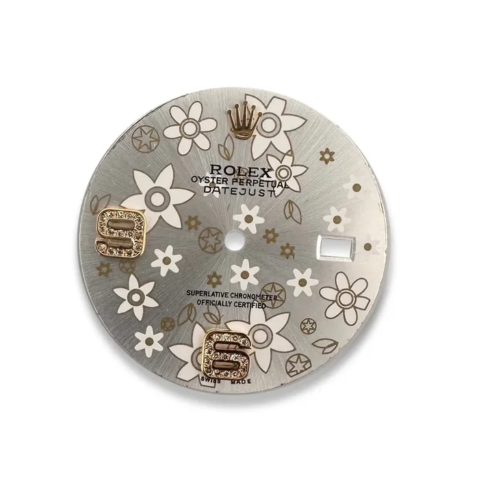 Dial for Rolex Datejust 36mm Flower with Diamonds