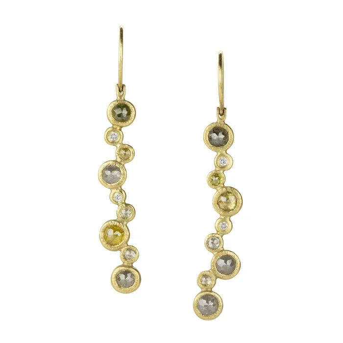 Diamond Bloom Earrings