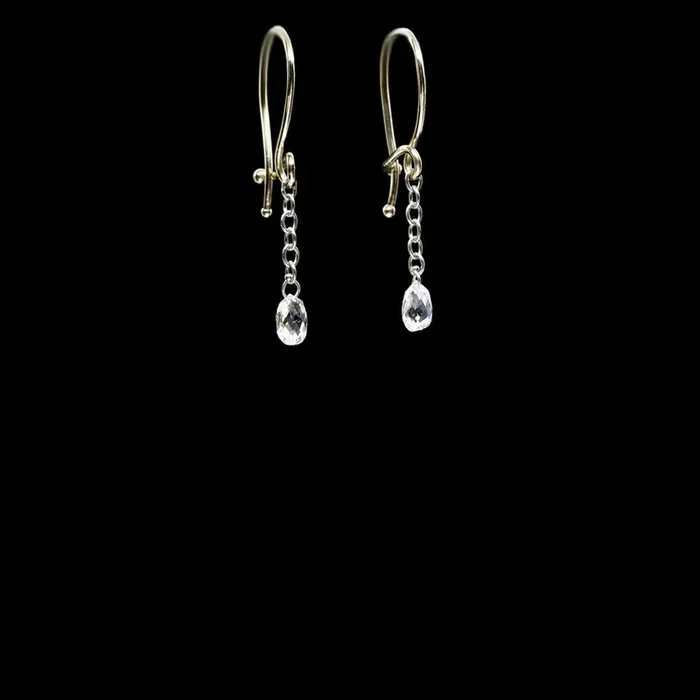 Diamond Briolette Earring