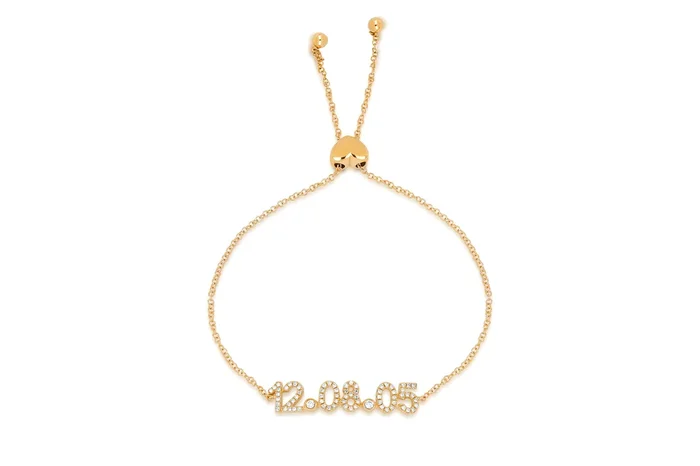 Diamond Date Bolo Bracelet