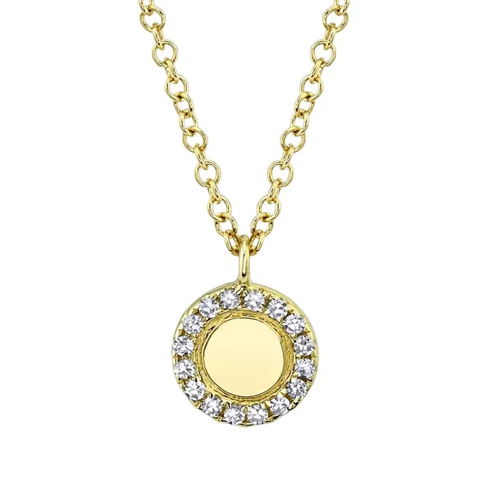 Diamond Halo Fashion Pendant