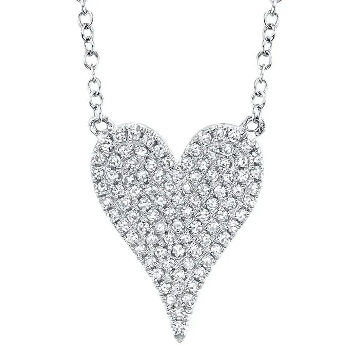 Diamond Heart Pendant Necklace