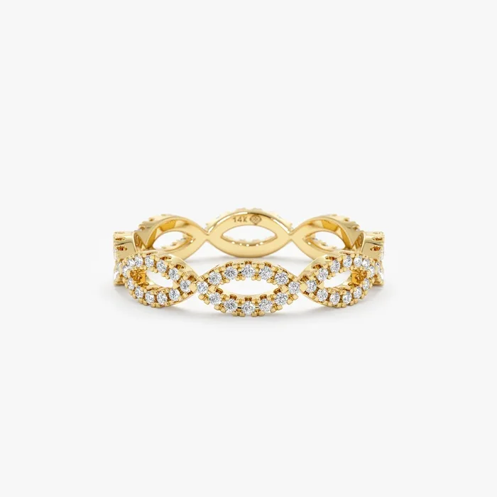 Diamond Infinity, Eternity Ring, Emma