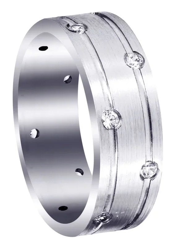 Diamond Mens Wedding Band | 0.36 Carats (Albert)