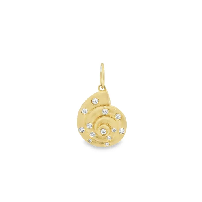 Diamond Shell Charm