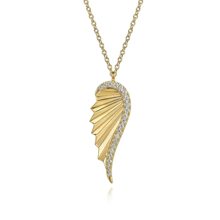Diamond Wing Pendant
