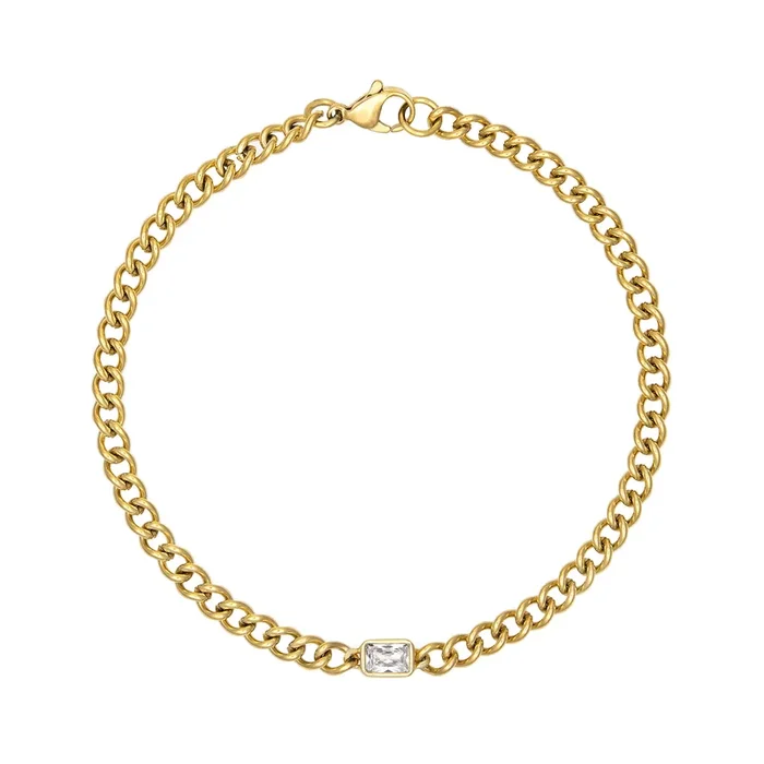 Dione Anklet – White