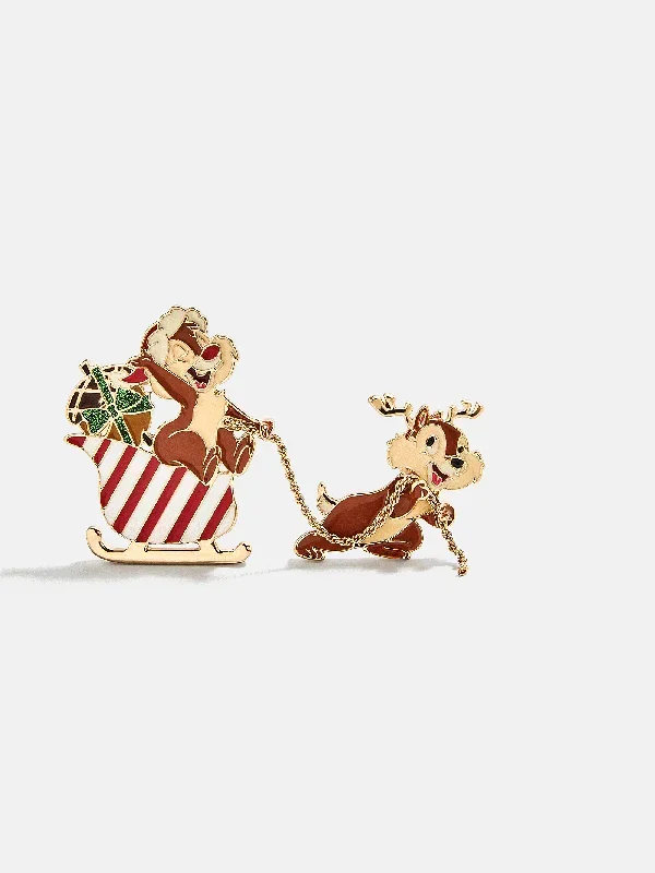 Disney Chip ‘N Dale Sledding Pin – Chip N’ Dale Sledding Pin
